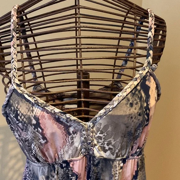 Reptile Patterned Maxi Dress - Picture 3 of 5